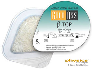 Synthetic Beta-Tricalcium Phosphate - GoldOss™ ß-TCP Synthetic Bone Particles