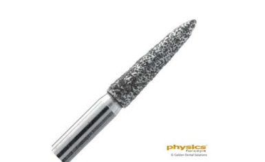 G-702 Short Flamed Shaped Diamond Bur