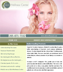 Dermatologist in Birmingham AL  August 2013 Newsletter