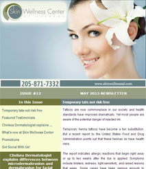 Dermatologist in Birmingham AL  May 2013 Newsletter