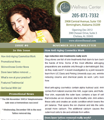 Dermatologist in Birmingham AL  November  2012 Newsletter