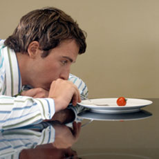 Eating Disorders Chicago - Man with a Cherry