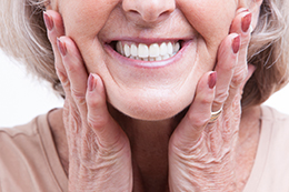 Chicago Immediate Dentures - woman's Smile Close Up