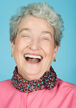 Correcting Smile with Dentures Chicago - Woman with Perfect Smile