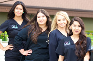 Front Office Staff,Alondra, Alicia, Taylor, and Itcel