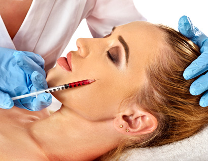 Filler injection for female face