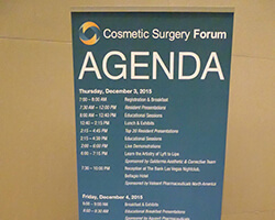 Lecturing at Cosmetic Surgery Forum in Las Vegas 10