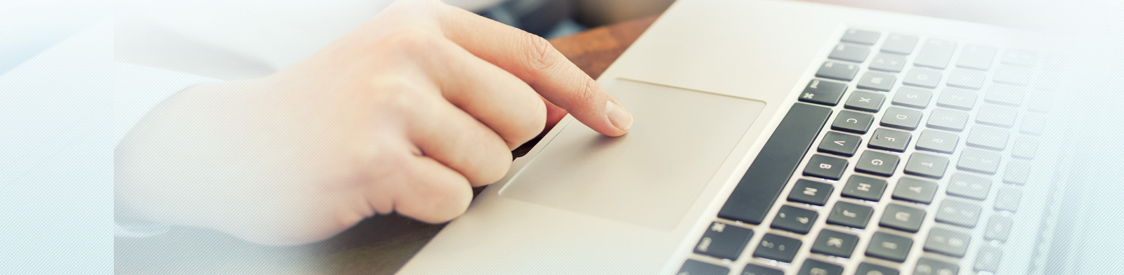 Man working on laptop
