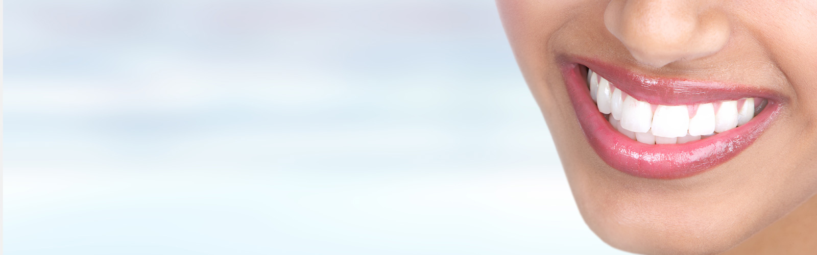 White set of teeth
