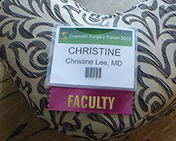 Lecturing at Cosmetic Surgery Forum in Las Vegas 14