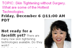 Dr. Lee guest speaker on Nip/Tuck Coach™ Show - Blog Talk Radio Friday, December 06 at 11.00 am PST