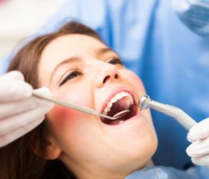 Patient with Dentist