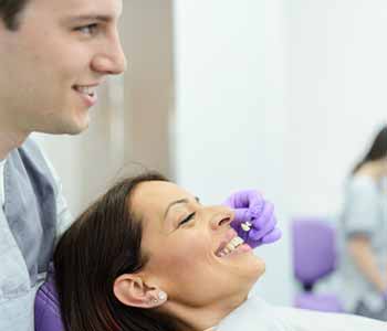 Dr. Munira Lokhandwala may encourage patients to think about porcelain veneers when they want to enhance the teeth near the front of the smile which may be imperfect.