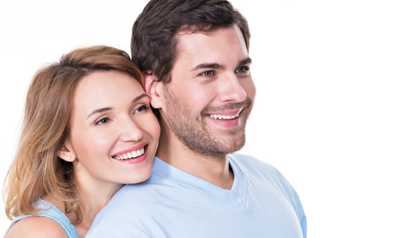Smiling couple