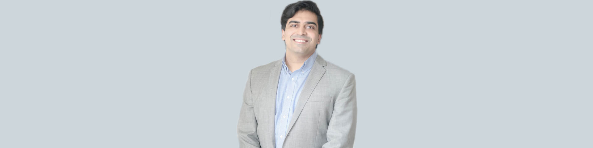 Dr. Nathan in light blue background