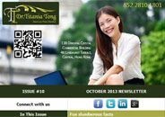 Dr.Titania Tong October 2013 newsletter