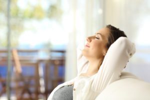 Woman in relax