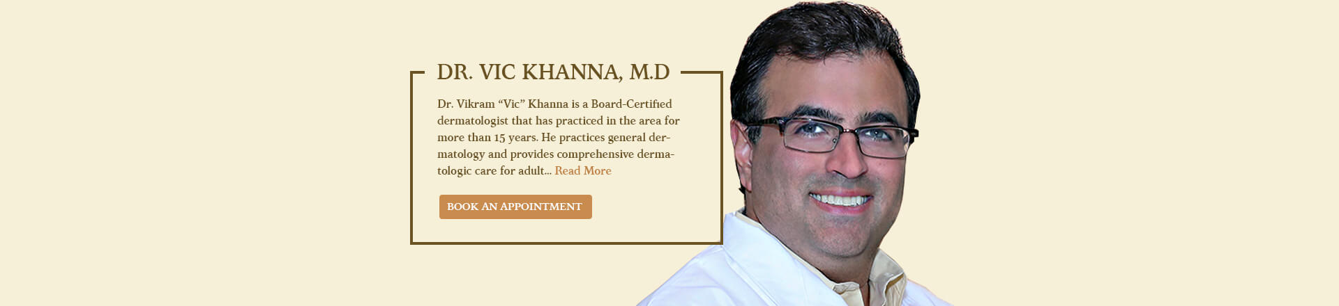 Dr. Vikram Khanna Board-Certified Dermatologist, Algonquin IL