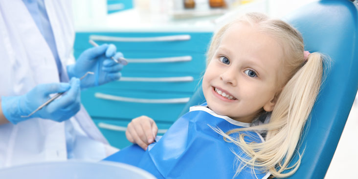 Little kid at the Dental