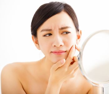  Young Woman with Acne