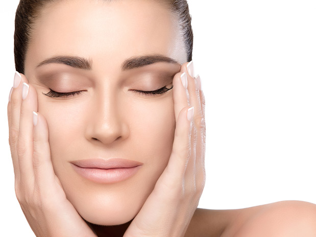 Natural Young Woman Face