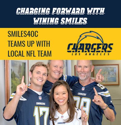 Smile4oc supporting LA Chargers