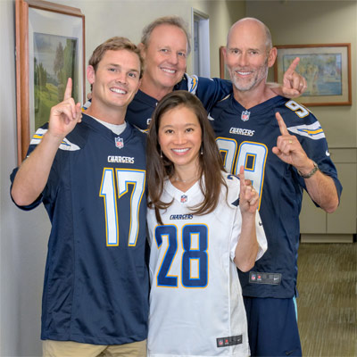 Thomas J. Rolfes, DDS, Christina T. Do, DDS, Dr. Cary J. Dunne DDS & Dr. Timothy J. Rolfes supporting LA Chargers-01