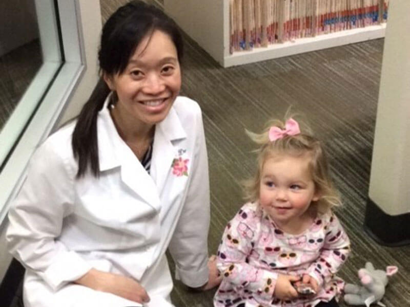 Dr. Christina with Kids 21