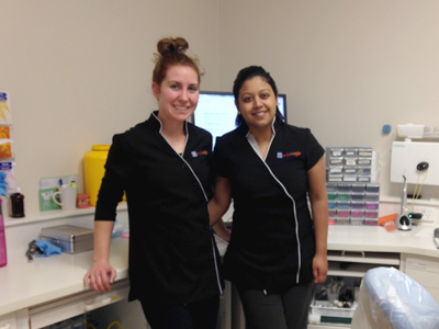 Dr. Rajcoomar and Natalie
