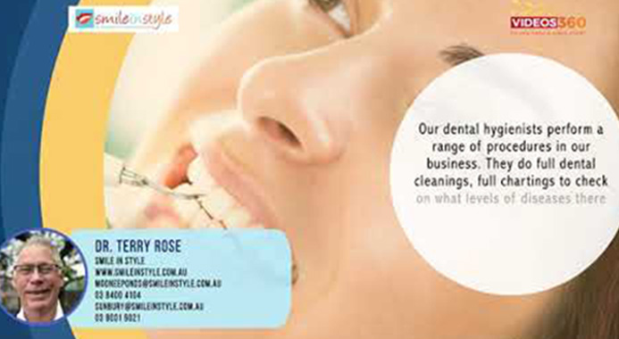 All about oral hygiene at Smile In Style explained by Dr. Terry Rose