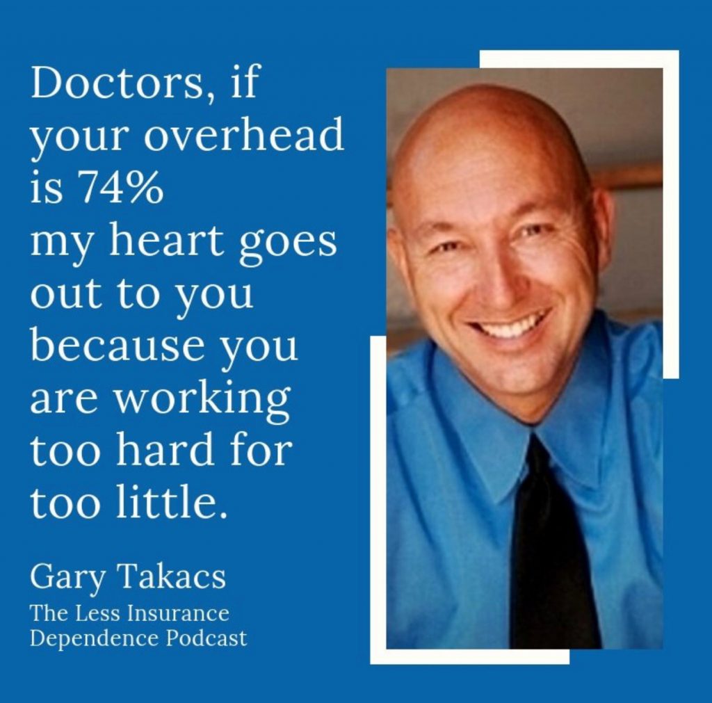 Gary Takacs Less Insurance Dependence